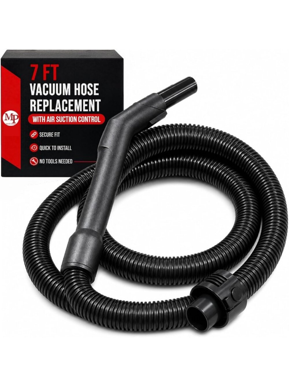 Replacement Hose Assembly - 7ft Durable OEM-Style Garden Hose for Easy Use